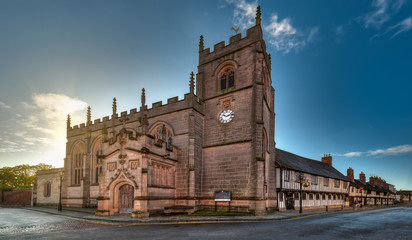 Fototapeta na wymiar The Guild Chapel in Stratford-upon-Avon, United Kingdom