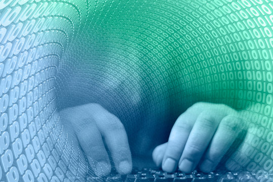 Hands on the keyboard - Powered by Adobe