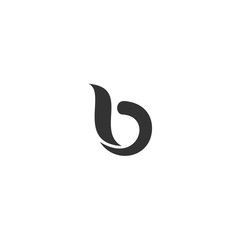 Letter B Logo Template Vector. B monogram logo vector. B symbol vector.