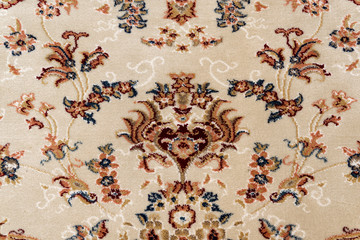Motif of antique persian carpet, traditional ornamental textile
