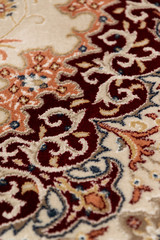 Motif of antique persian carpet, traditional ornamental textile