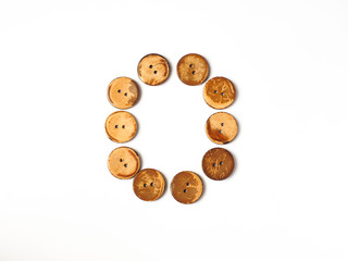 Obraz premium Font O, Alphabet 