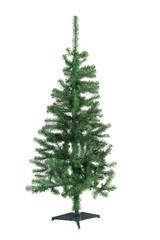 christmas tree isolated on white