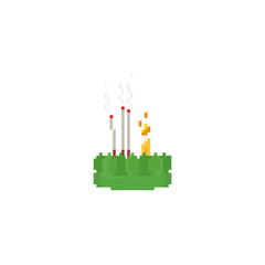 Pixel Thailand loy krathong festival.8bit.