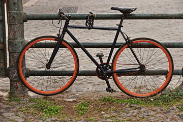 Fototapeta premium Bici d'epoca a Roma