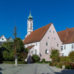 little town Aichach in Bavaria