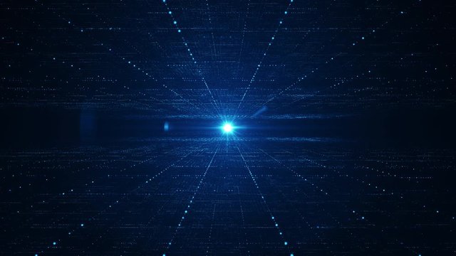  Abstract technology  big data background concept. Motion of digital data flow. Transferring of big data. Transfer and storage of data sets , block chain, server,  hi-speed internet.