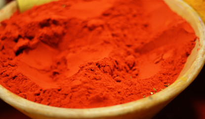 colorful oriental spices