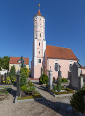 little town Aichach in Bavaria