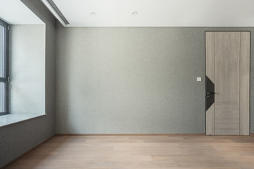 Empty wall space in a room