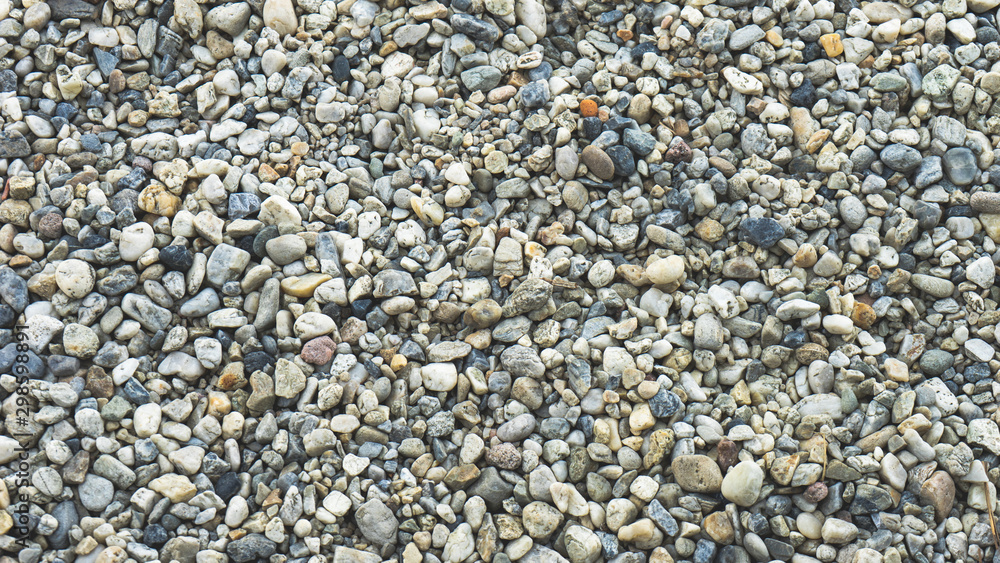 Aufkleber top view stone on background