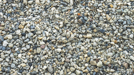 top view stone on background