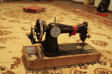Soviet sewing machine still in use