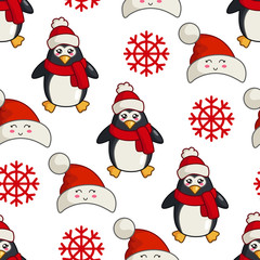 vector kawaii Christmas collection