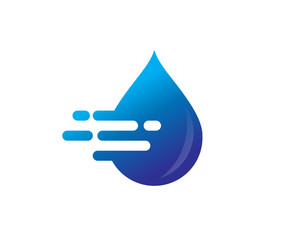 Water Technology Logo, Water Drop Logo, Water Drop Design Template vector illustration