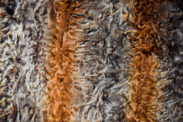 abstract multicolor fur texture with reflecttion over wool surface