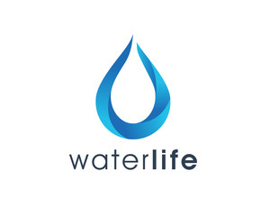 Ecology logo, Water Drop Logo, Water Drop Design Template vector illustration