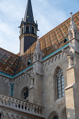 Fototapeta na wymiar Mathias church at Budapest, Hungary 3