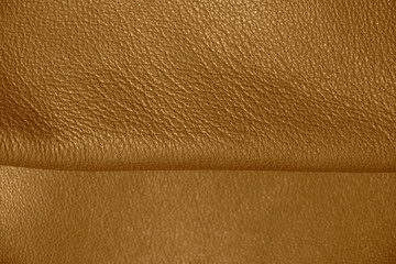 Natural leather texture. Chocolate colored leather. Brown background. Coffee shade of material.
