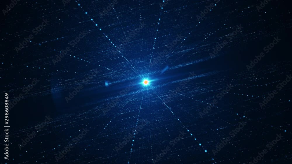 Aufkleber abstract technology big data background concept. motion of digital data flow. transferring of big da