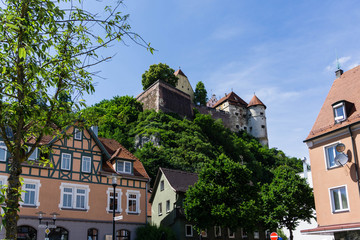 Obraz premium Hellenstein Castle Museum in Heidenheim an der Brenz, Baden-Wuerttemberg