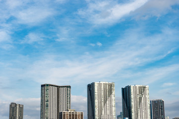 Fototapeta na wymiar 東京都港区竹芝から見た東京の景色
