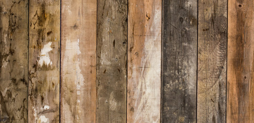 texture of old wood planks wall