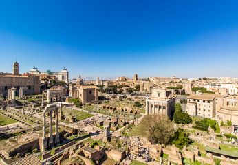 Naklejka na ściany i meble Forum Romanum in Rom