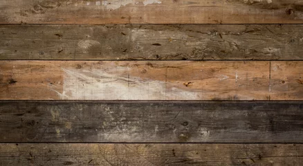 Foto op Canvas textuur van oude houten planken muur © agrus