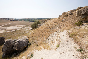 Old abandoned quarry.