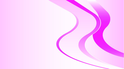 Abstract vector illustration. Smooth pink lines on a light background.
