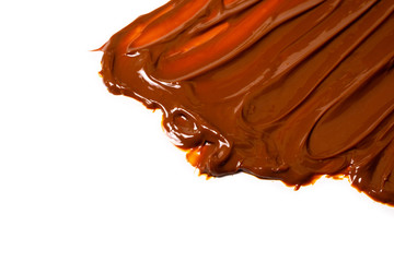 Sweet caramel pattern, top view.