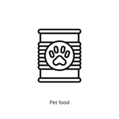 pet food icon vector