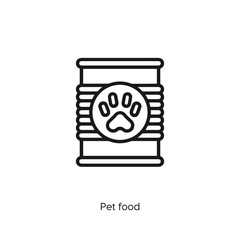 pet food icon vector