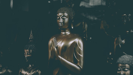 Fototapeta na wymiar Buddha statue used as amulets of Buddhism religion. vacation holiday asia culture travel