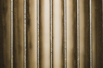 Computer radiator abstract macro background. processor cooling system. motherboard detail