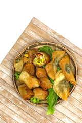 MANDALAY/MYANMAR(BURMA) - 27th Oct, 2019 : Traditional Burmese Foods Collection.