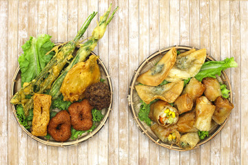 MANDALAY/MYANMAR(BURMA) - 27th Oct, 2019 : Traditional Burmese Foods Collection.