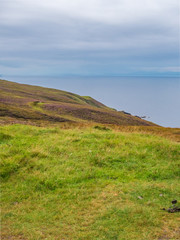 Gairloch / Szkocja - 27 sierpień 2019: Okolice Rua Reidh Lighthouse wieczorem