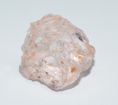 morganite beryl raw gemstone