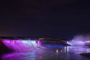 ナイアガラの滝、ライトアップ