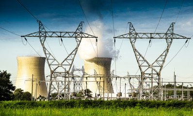 active nuclear power station