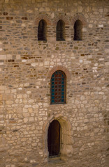 Fototapeta na wymiar Exterior of medievel fortress tower