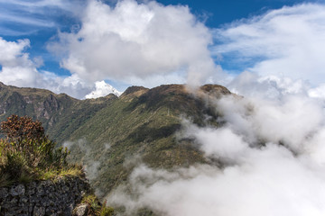 Andes. View from the Machupicchu mountain