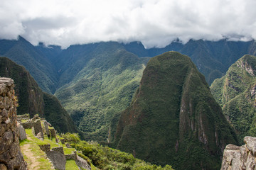 Obraz premium Andes. View from the Machu picchu