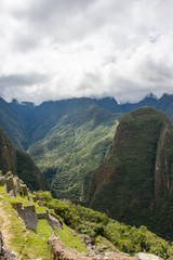 Andes. View from the Machu picchu
