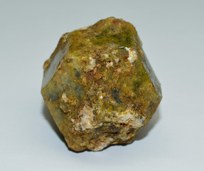 Grossular Garnet raw gemstone