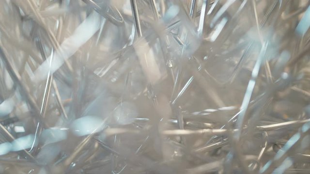 Abstract metal background in 4k