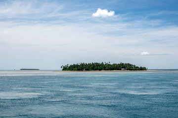 Tropical island of Kingdom of Tonga