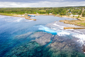 Eua island in Kingdom of Tonga aerial photography